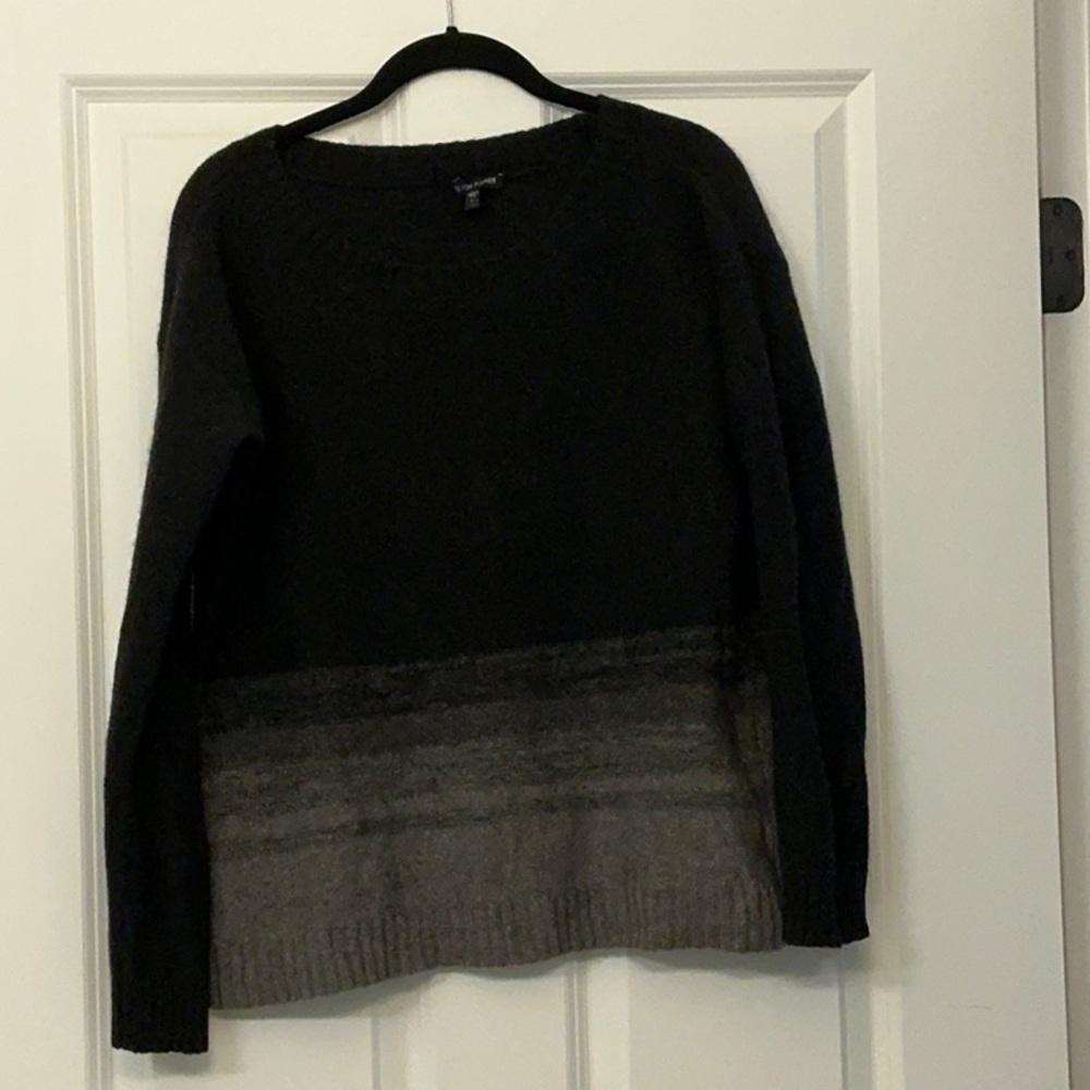 Eileen Fisher grey ombré sweater
